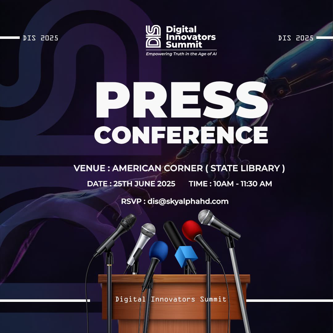 DIS_Lesotho's tweet image. 📢 𝐀𝐍𝐍𝐎𝐔𝐍𝐂𝐄𝐌𝐄𝐍𝐓:
𝐓𝐡𝐞 𝐃𝐢𝐠𝐢𝐭𝐚𝐥 𝐈𝐧𝐧𝐨𝐯𝐚𝐭𝐨𝐫𝐬 𝐒𝐮𝐦𝐦𝐢𝐭 𝟐𝟎𝟐𝟓

Press Conference is happening on June 25!
Get ready for major updates. 🚀
#DigitalSummit2025 #TechInLesotho #InnovationUnveiled