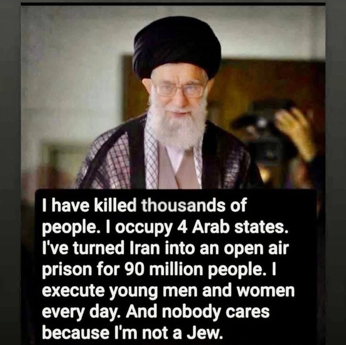 Solcularin yahudi ve Israil nefreti okadar patolojik halde ki islamofasist Iran rejiminin tüm insanlık suçlarını görmemezlikten geliyorlar.

Der Hass der Linken auf Juden&amp;Israel ist so krankhaft, dass sie mittlerweile vor allen Verbrechen des Mullah-Regimes die Augen verschließen