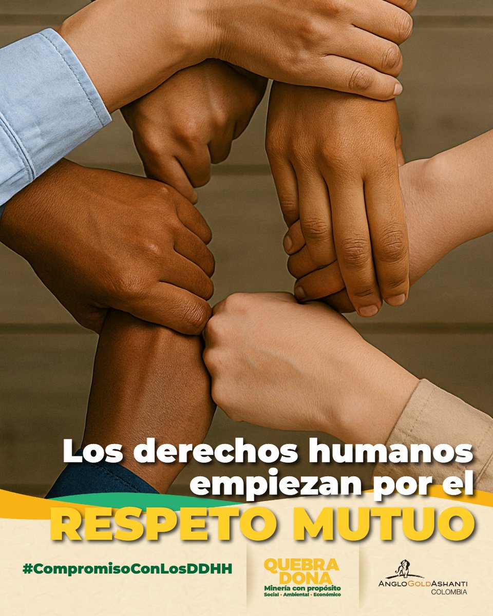 juligonza06's tweet photo. El respeto a los #DerechosHumanos es la base de una sociedad justa y es nuestro compromiso. 
Promovamos el diálogo, la escucha activa y la protesta pacífica como herramientas legítimas para construir un futuro más digno para todos. #MineríaConPropósito #CompromisoConLosDDHH https://t.co/tYVqp1PggV