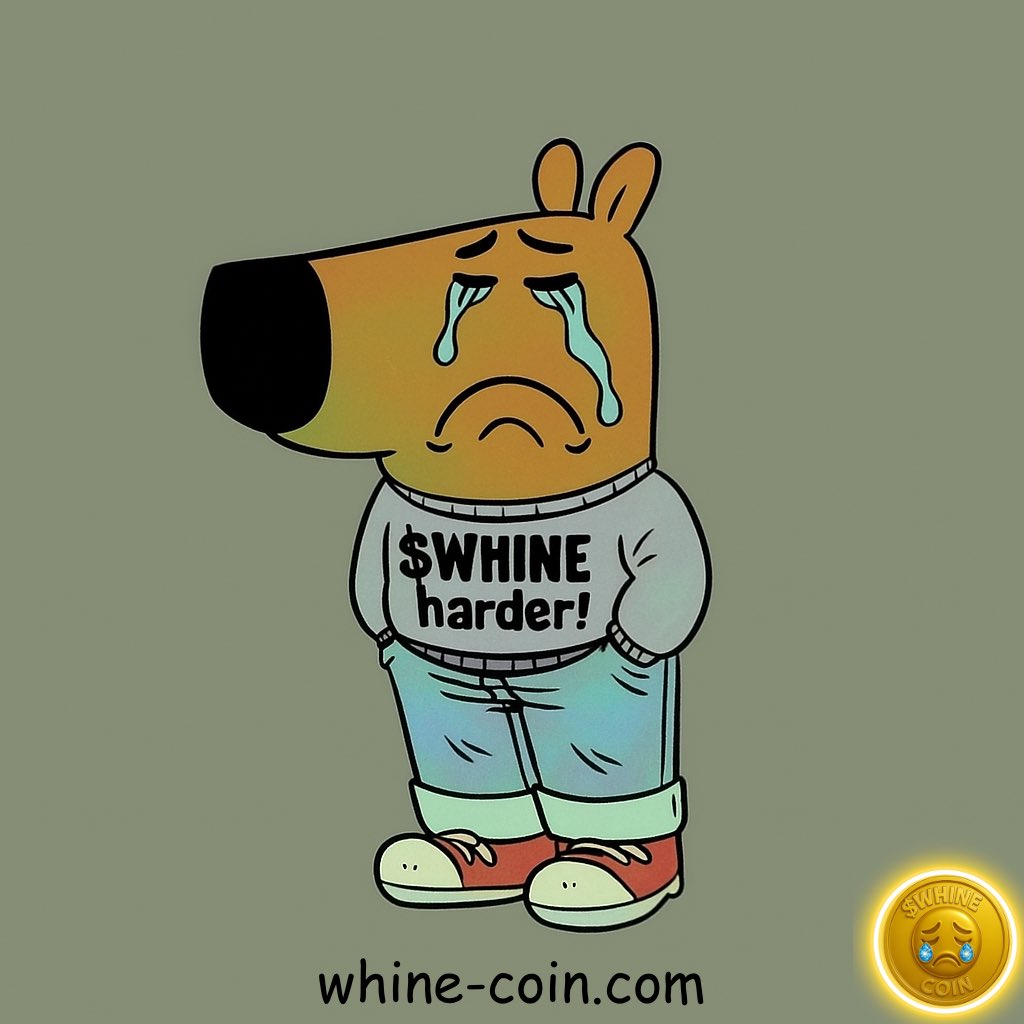<a href="/ApeMP5/">Ape 🦍</a> Just a $WHINE guy or guy that $WHINE ‘s

 $WHINE — the only token that rewards your internet tantrums.

Join us &amp; embrace the chaos! 

5XCZVKbQhDQpyP1kc12UsyqarN7d4gFZyTdk2Jsdpump