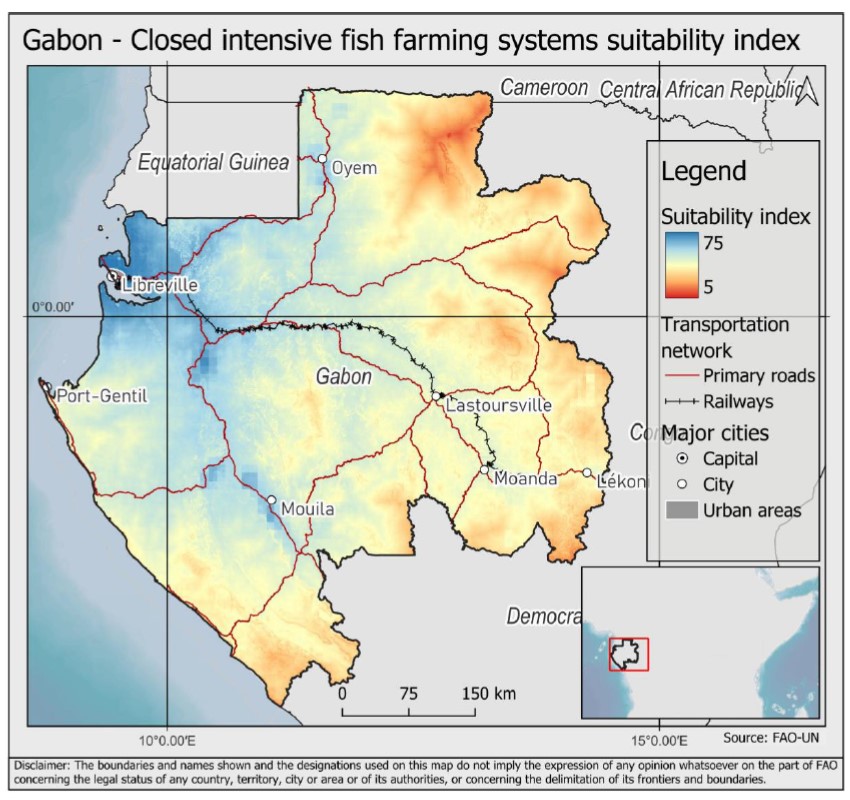 kinadjian's tweet photo. Lors de l'atelier du SDG FUND🇺🇳de renforcement des capacités sur la gestion des données géospatiales pour une meilleure planification des investissements agricoles, la @FAO présente les résultats de l'étude des Zones à Fort Potentiel Aquacole au Gabon.
#HandInHandInitiative https://t.co/jNtJvU2Gcp