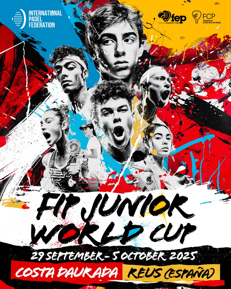 FEP (@padelfederacion) on Twitter photo 🏆 15º <a href="/padelfip/">FIP - International Padel Federation</a> FIP Junior World Cup 2025
🚩 Sep 29 – Oct 5 Costa Daurada - Reus
padelfederacion.es/noticia.asp?Id… 🏆 15º <a href="/padelfip/">FIP - International Padel Federation</a> FIP Junior World Cup 2025
🚩 Sep 29 – Oct 5 Costa Daurada - Reus
padelfederacion.es/noticia.asp?Id…