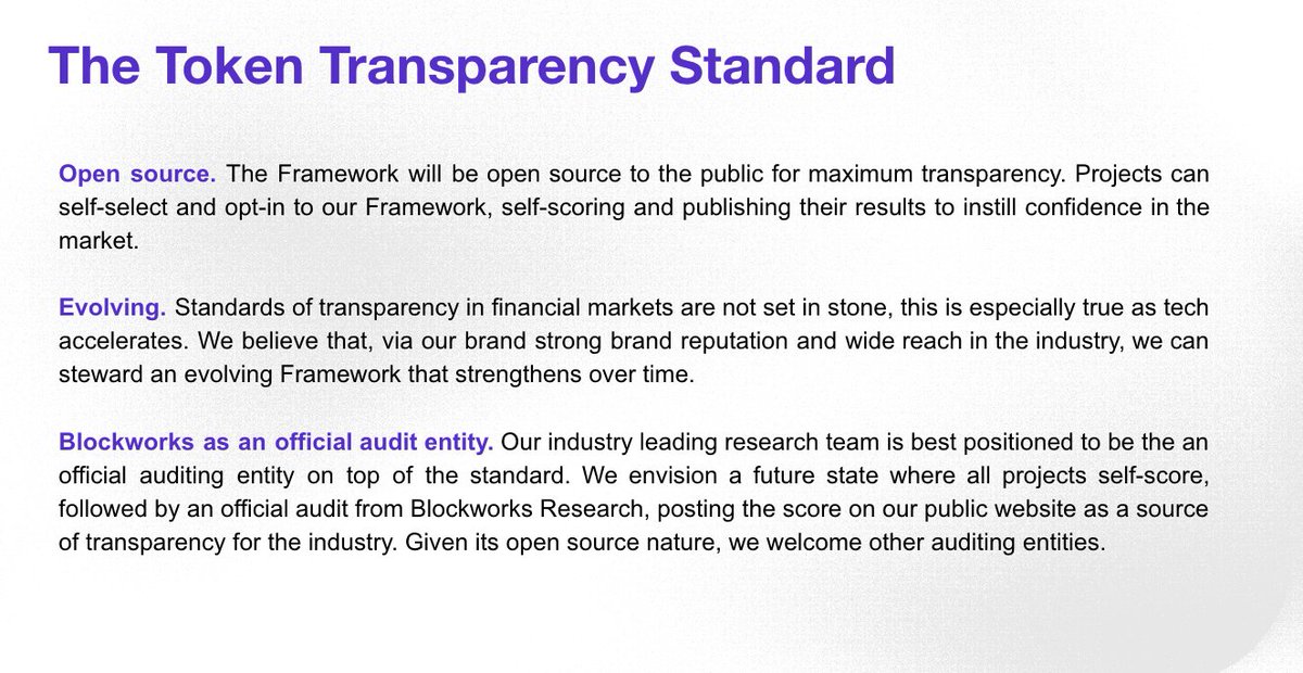 Blockworks_'s tweet image. 7/ We see this Framework as open-source and evolving, and we welcome broad industry feedback.