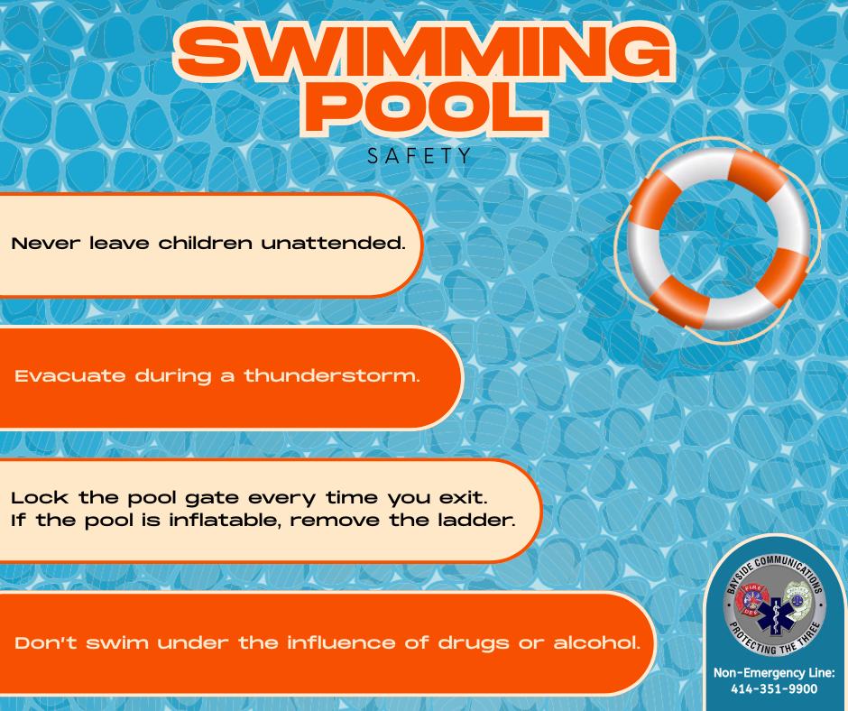 Make sure you're practicing swimming pool safety this summer! 🏊