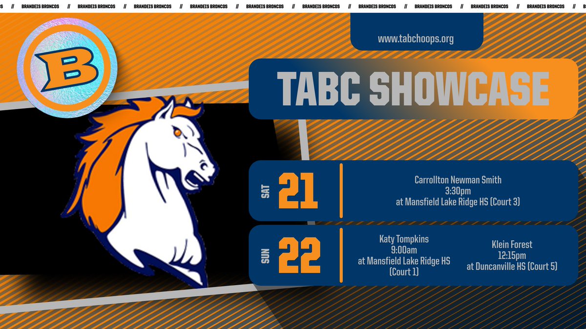 Excited to compete at the TABC Showcase this weekend!  500 teams from across the state play in this huge event!  #BTheBrand