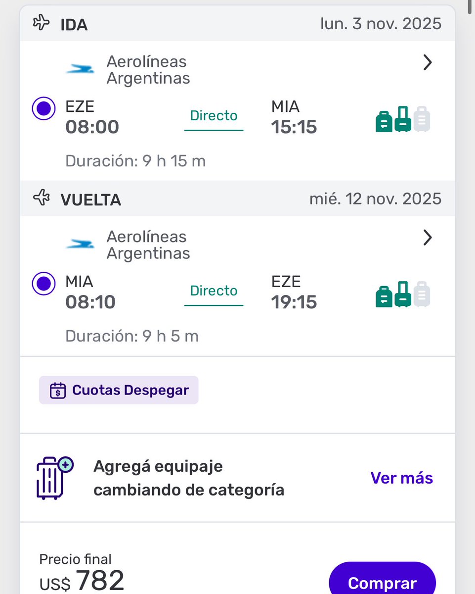 Seba - El chico de las millas ✈️ tweet media