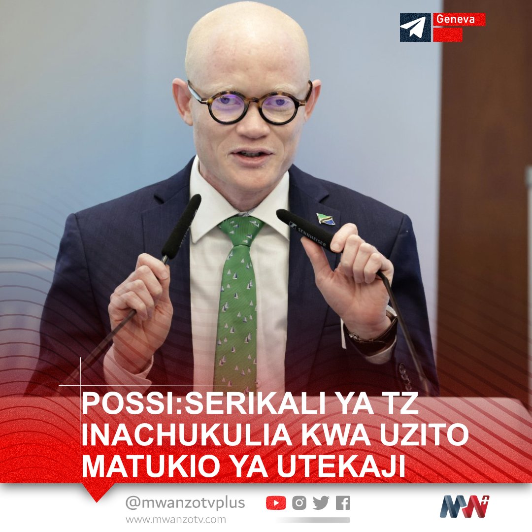 #GENEVA:POSSI:SERIKALI YA TANZANIA INACHUKULIA KWA UZITO MATUKIO YA UTEKAJI

Seikali ya Tanzania imesisitiza dhamira yake ya kulinda na kuendeleza haki za binadamu, utawala bora na utawala wa sheria kuelekea Uchaguzi Mkuu unaotarajiwa kufanyika mwezi Oktoba 2025.

Kauli hiyo