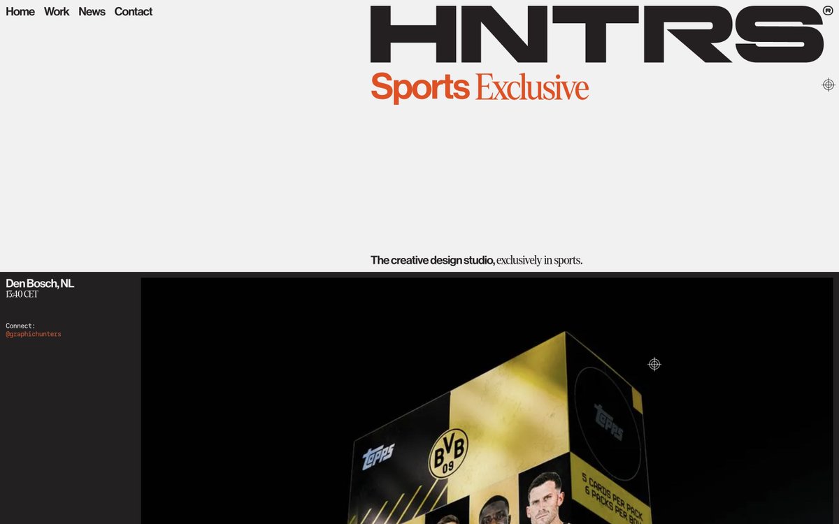 Graphic Hunters by <a href="/codebydennis/">Dennis Snellenberg</a> and Somefolk → maxibestof.one/websites/74551…