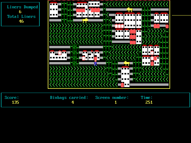 DosGamesCOM's tweet photo. Random game of the day:
Dustman (Puzzle: Philip Powell, 1990)

Download/play: https://t.co/GkSkPzHwfO

#dosgaming #retrogaming #puzzle #garbage #garbageman #dustman #quickbasic https://t.co/yxpFJGWAA7