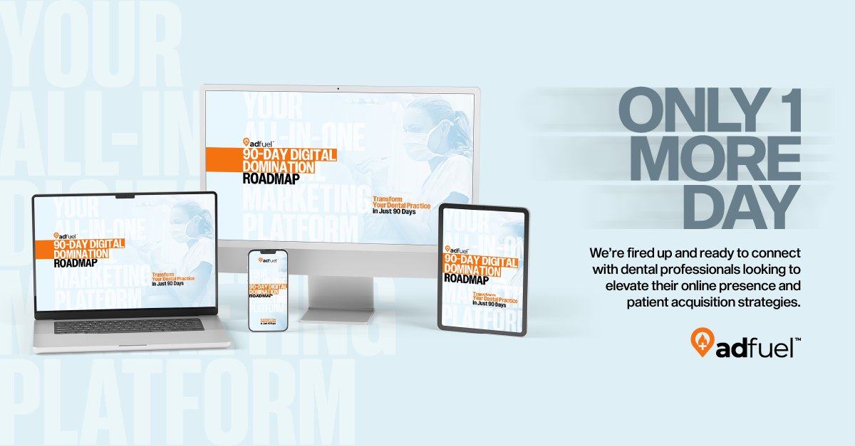 T-minus 1️⃣ day! AdFuel’s heading to #FDC2025 with next-level solutions for dental growth 🚀
📍Find us at Booth #1135 and let’s talk strategy!