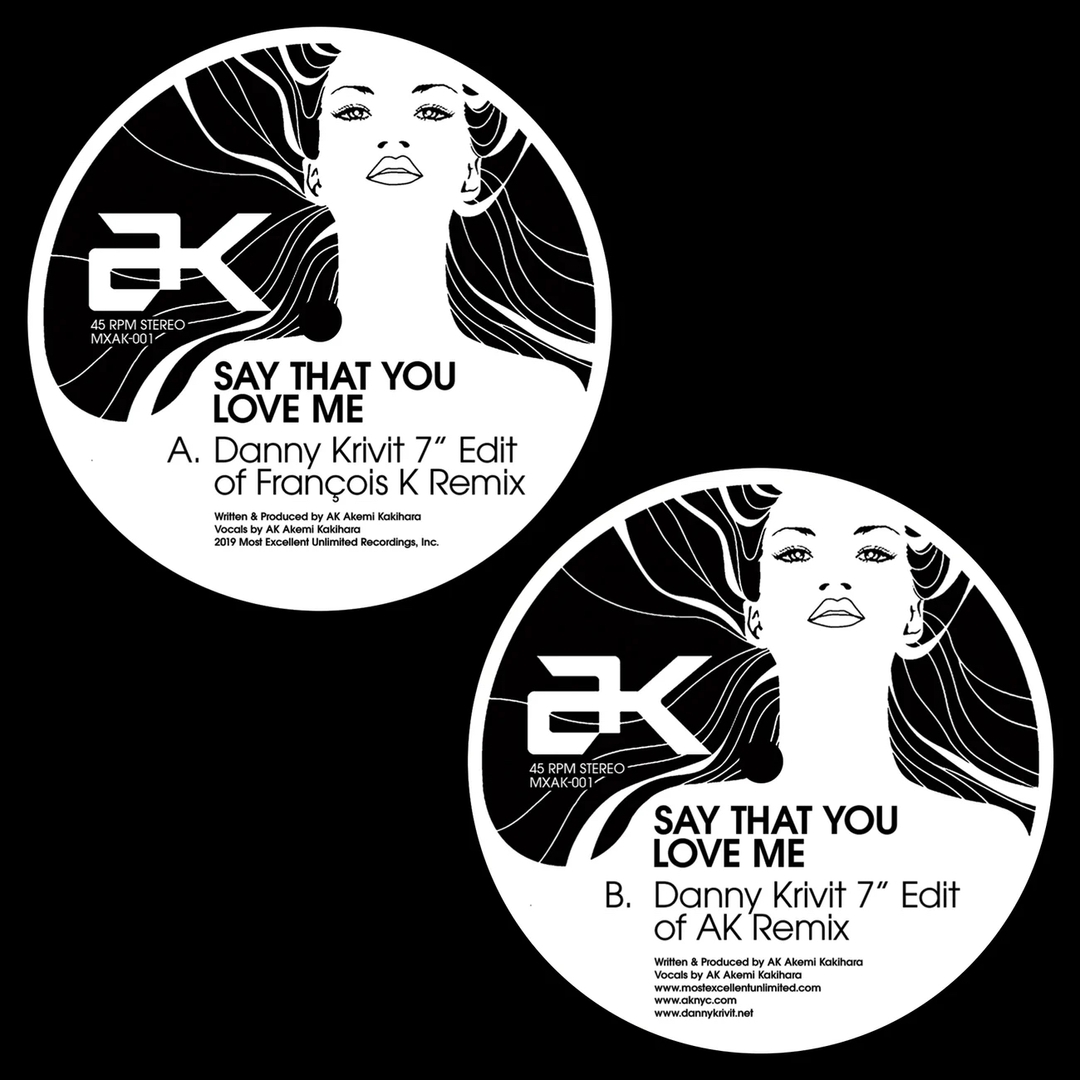 dannykrivit's tweet image. [7"] AK, "Say That You Love Me" - Danny Krivit 7" Edits of Francois K. &amp;amp; Eric Kupper Remix. AK &amp;amp; Danny :)

Buy now: tinyurl.com/5dcmut4f

@akakemikakihara
linktr.ee/akakemikakihara

@dannykrivit
linktr.ee/DannyKrivit

#saythatyouloveme #AK #akakemikakihara
