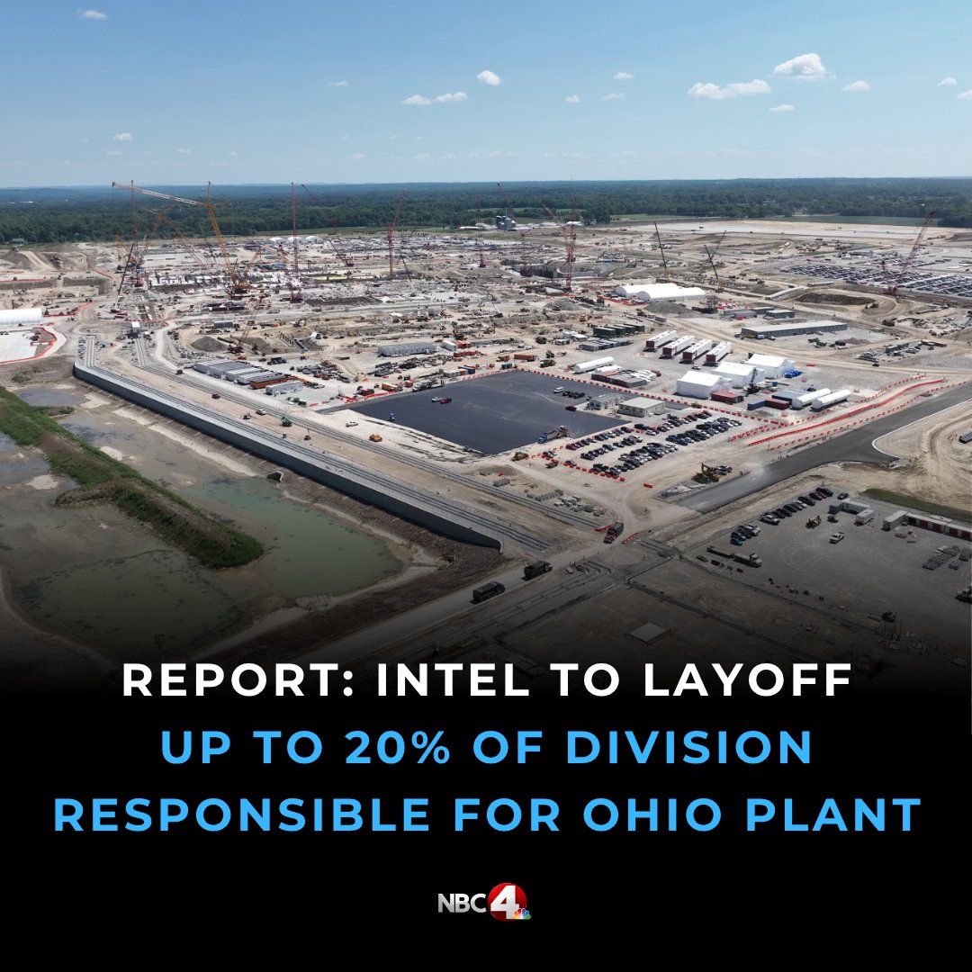 NBC4 Columbus (@nbc4i) on Twitter photo Intel layoffs have been anticipated for months, but new reports suggest many of them will be concentrated in the division responsible for Ohio’s plant. nbc4i.co/407pgt0?utm_me… Intel layoffs have been anticipated for months, but new reports suggest many of them will be concentrated in the division responsible for Ohio’s plant. nbc4i.co/407pgt0?utm_me…