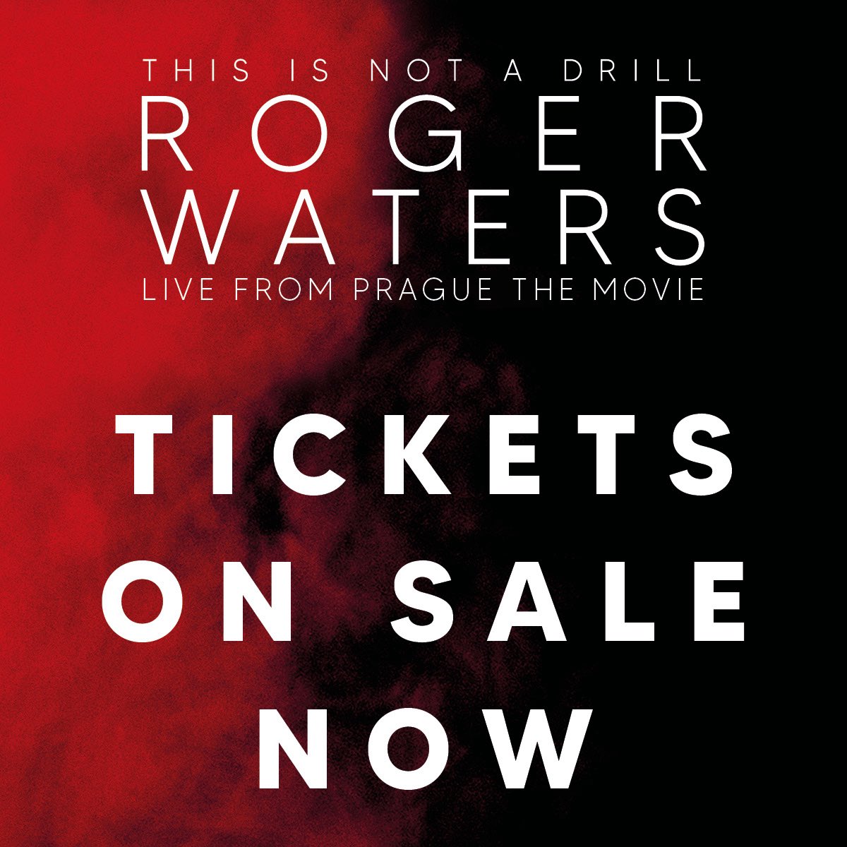 Get your tickets now for Roger Waters This Is Not A Drill: Live From Prague - The Movie, in cinemas worldwide July 23 &amp; 27.

A breathtaking, emotional tour de force blending music, technology, politics, autobiography and social commentary.

For tickets and locations visit