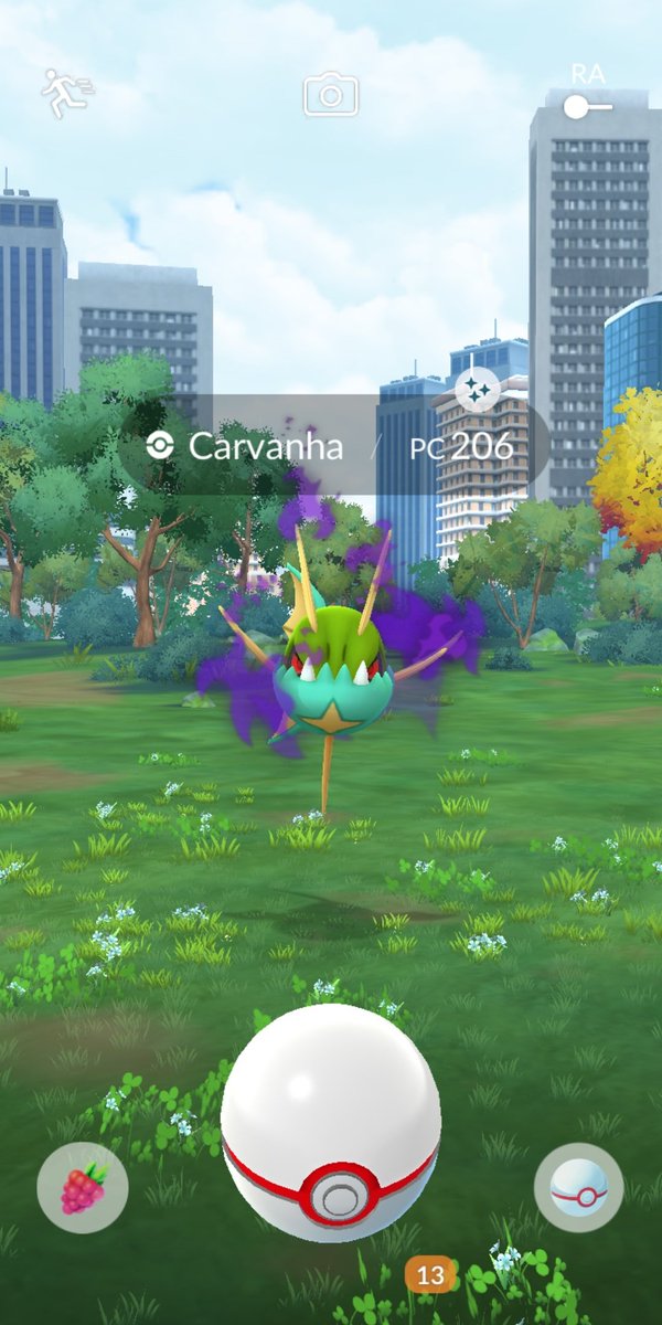 Foi só um incensozinho agora pela manhã e dois brilhantes, foco no carvanha shadow que fica bonitão ✨

#PokemonGO #Pokemon #POGO #Shiny #ShinyHunter