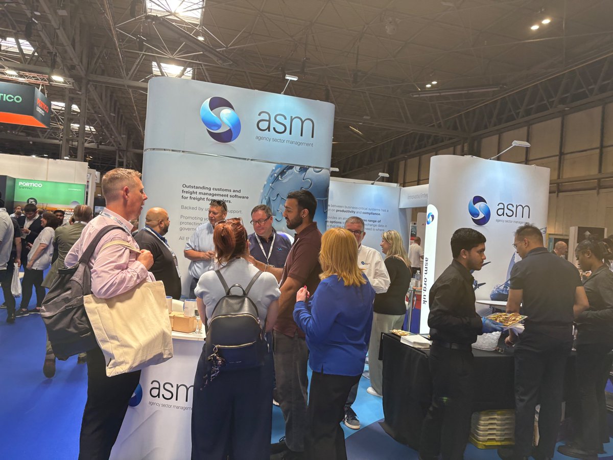 Great to see so many industry colleagues at our #Multimodal25 stand yesterday afternoon for Prosecco, nibbles, and chats. If you missed it, drop by stand no. 3026 today or tomorrow to chat customs issues and learn about how we can help.