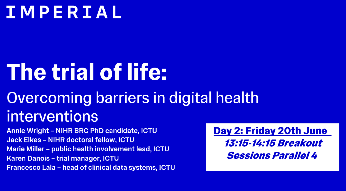 StatsCI (@stats_ci) on Twitter photo Attending NIHR stats conference this week <a href="/NIHRStatistics/">NIHR Statistics Group</a> ? Don’t miss
<a href="/Annie_Stats/">Annie Wright</a> , <a href="/LeilaJTF/">Leila</a> , <a href="/JakElkes/">Jack Elkes</a> , <a href="/marie_miller_/">Marie Miller</a> , and Francesco Lala,
who will be presenting these exciting topics: Attending NIHR stats conference this week <a href="/NIHRStatistics/">NIHR Statistics Group</a> ? Don’t miss
<a href="/Annie_Stats/">Annie Wright</a> , <a href="/LeilaJTF/">Leila</a> , <a href="/JakElkes/">Jack Elkes</a> , <a href="/marie_miller_/">Marie Miller</a> , and Francesco Lala,
who will be presenting these exciting topics: