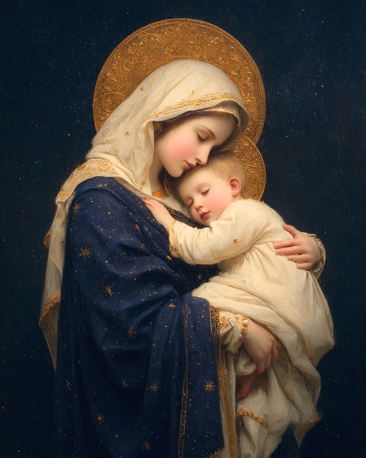 Hail,Holy Queen, Mother of God intercede for us.