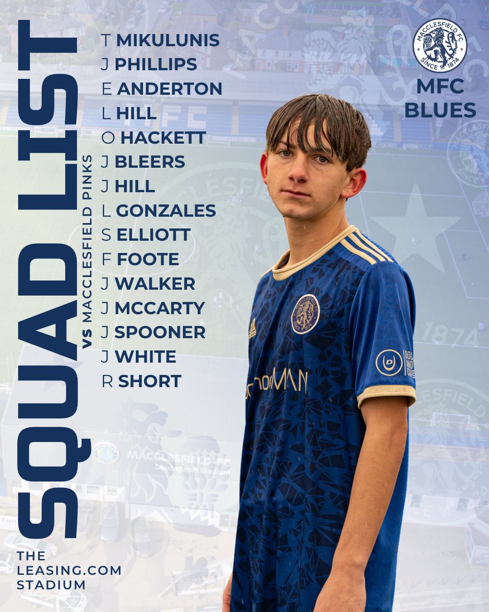Matchday squads