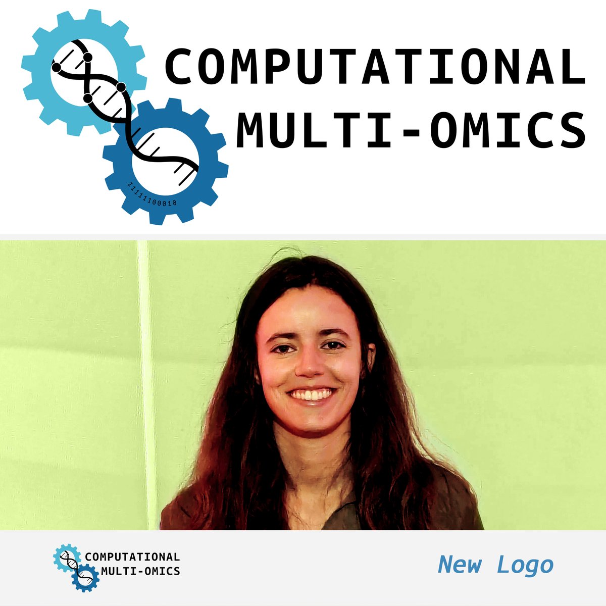 Computational Multi-Omics Lab (@biocomicslab) on Twitter photo We're so happy to post our new logo, designed by the multitalented Mafalda Soares, who joined us this year as a master fellow after completing her thesis with our group. We're so happy to post our new logo, designed by the multitalented Mafalda Soares, who joined us this year as a master fellow after completing her thesis with our group.