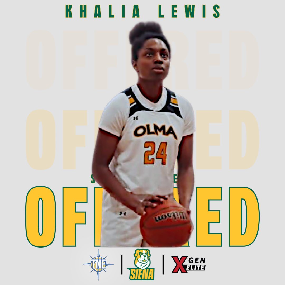 Congrats to <a href="/Khaliakklewis/">Khalia Lewis</a> on her offer from <a href="/SienaCoachPrimm/">Terry Primm</a> !!!!  🔥🔥🔥 #TeamNExXGEN