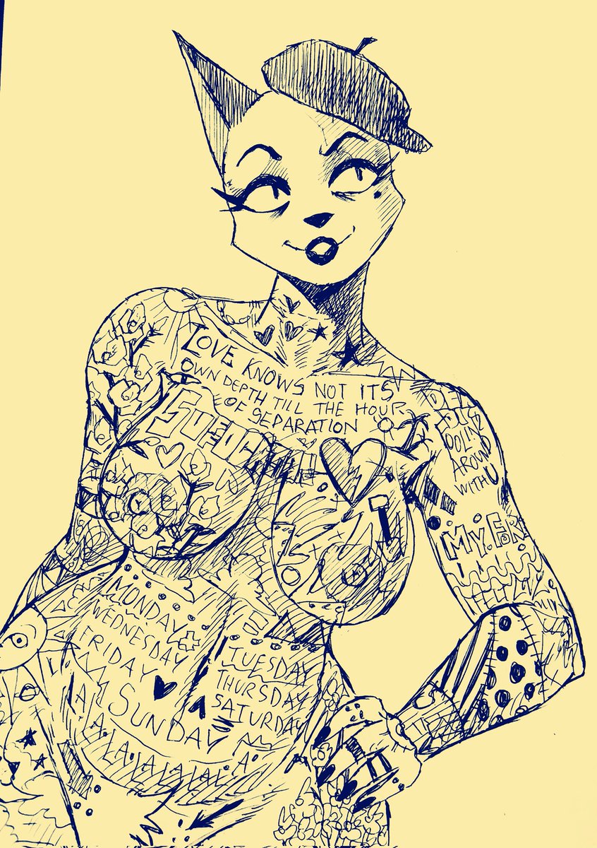 Doodle of one of my favorite OCs ever.
<a href="/Wolftangart/">'Deadman’ Wolftang</a>'s Canvas