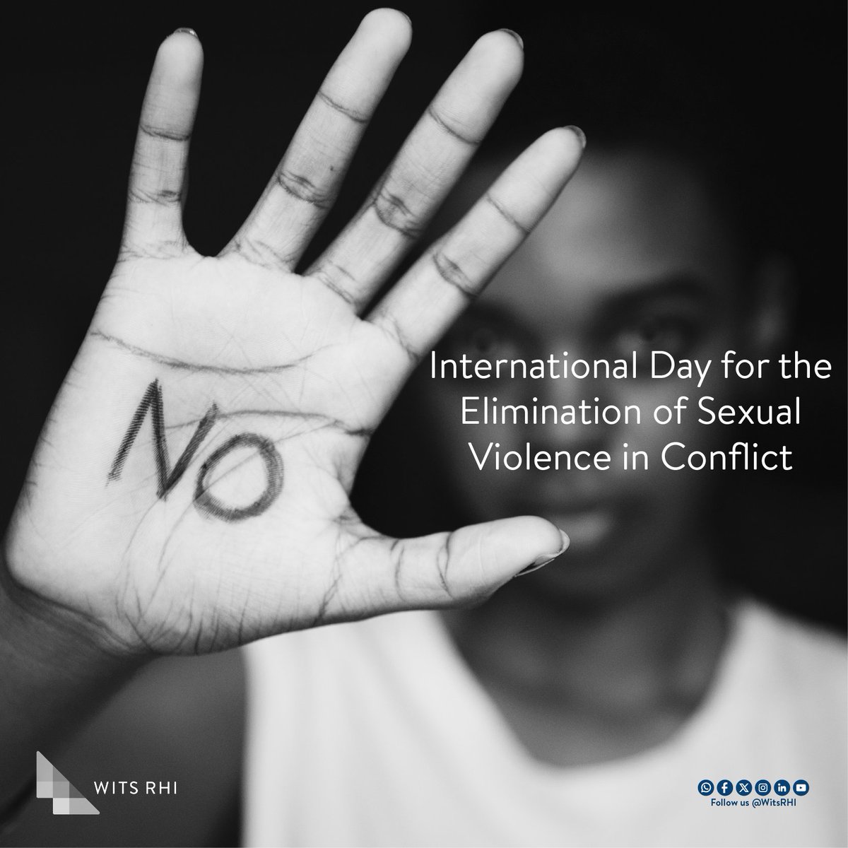 🔷Conflict-related sexual violence leaves lasting scars. We support survivors through #GBVPrevention, trauma-informed care &amp; SRH services. We stand for healing. We fight for justice.
 #JusticeBeyondConflict #EndSexualViolence #StandWithSurvivors #WitsRHI