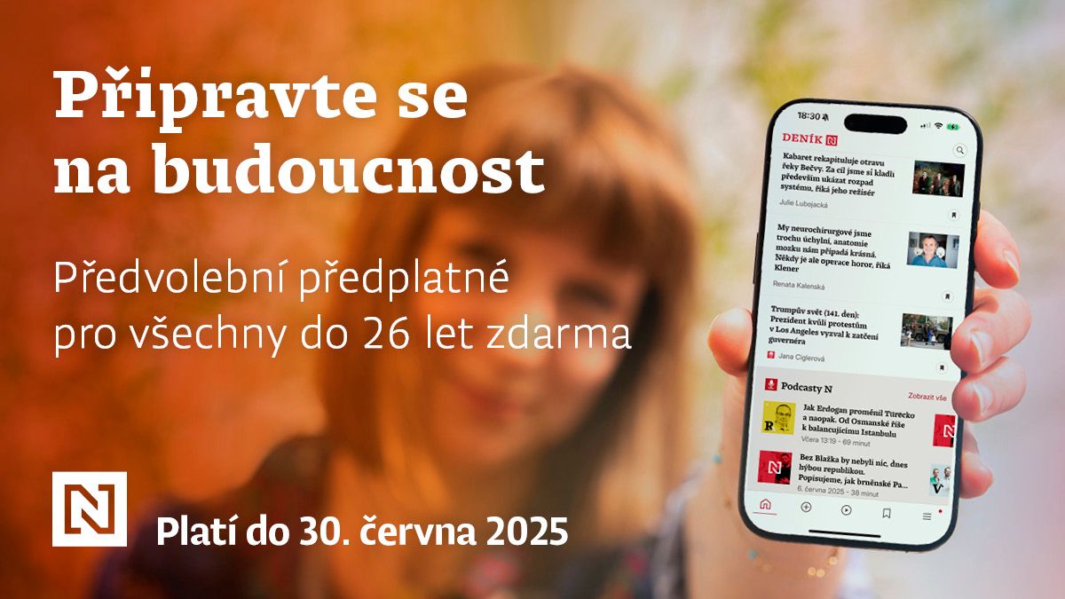 Připravte se na budoucnost. Chceme mladým lidem usnadnit cestu k informacím. A tak nabízíme všem čtenářkám a čtenářům do 26 let předvolební předplatné Deníku N zdarma. 👉 denikn.cz/budoucnost