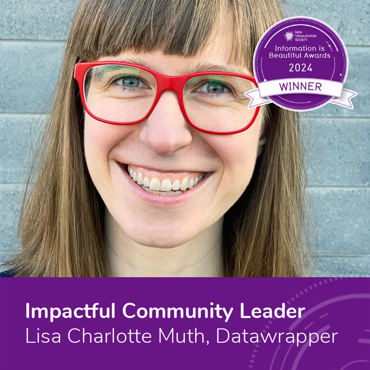lisacmuth's tweet image. Wow! It&apos;s a great honor to receive this Information is Beautiful Award.

Thanks to @Datawrapper for letting me help &amp;amp; inspire people. And thanks to everyone else who&apos;s contributing to the lovely #dataviz community!

Find all #IIBAwards 2024 winners here: informationisbeautifulawards.com/news/680-annou…
