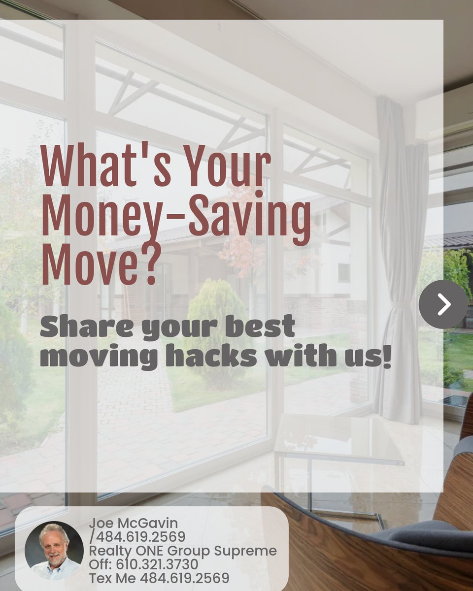 JoeMcGavin's tweet image. Feeling the pinch 🤑 of moving costs? Young families upsizing, here&apos;s the tip: Plan ahead–get quotes from 3 movers, declutter before packing, and DIY where possible! 🛠️ What&apos;s your go-to move-saving hack? Share below &amp;amp; let’s make your first home move smoother! #FirstHomeTips