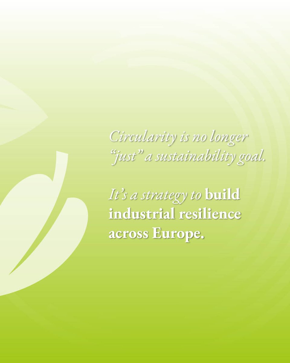 Burgo Group (@burgo_group) on Twitter photo The EU aims to double its circularity rate by 2030—from 11.8% to 24%.
The Circular Economy Act (2026) is set to accelerate this shift.
Learn more in the 2025 Circular Economy Report by <a href="/CircularNetwork/">Circular Economy Network</a>
📄circulareconomynetwork.it/wp-content/upl…
#CEN2025 The EU aims to double its circularity rate by 2030—from 11.8% to 24%.
The Circular Economy Act (2026) is set to accelerate this shift.
Learn more in the 2025 Circular Economy Report by <a href="/CircularNetwork/">Circular Economy Network</a>
📄circulareconomynetwork.it/wp-content/upl…
#CEN2025