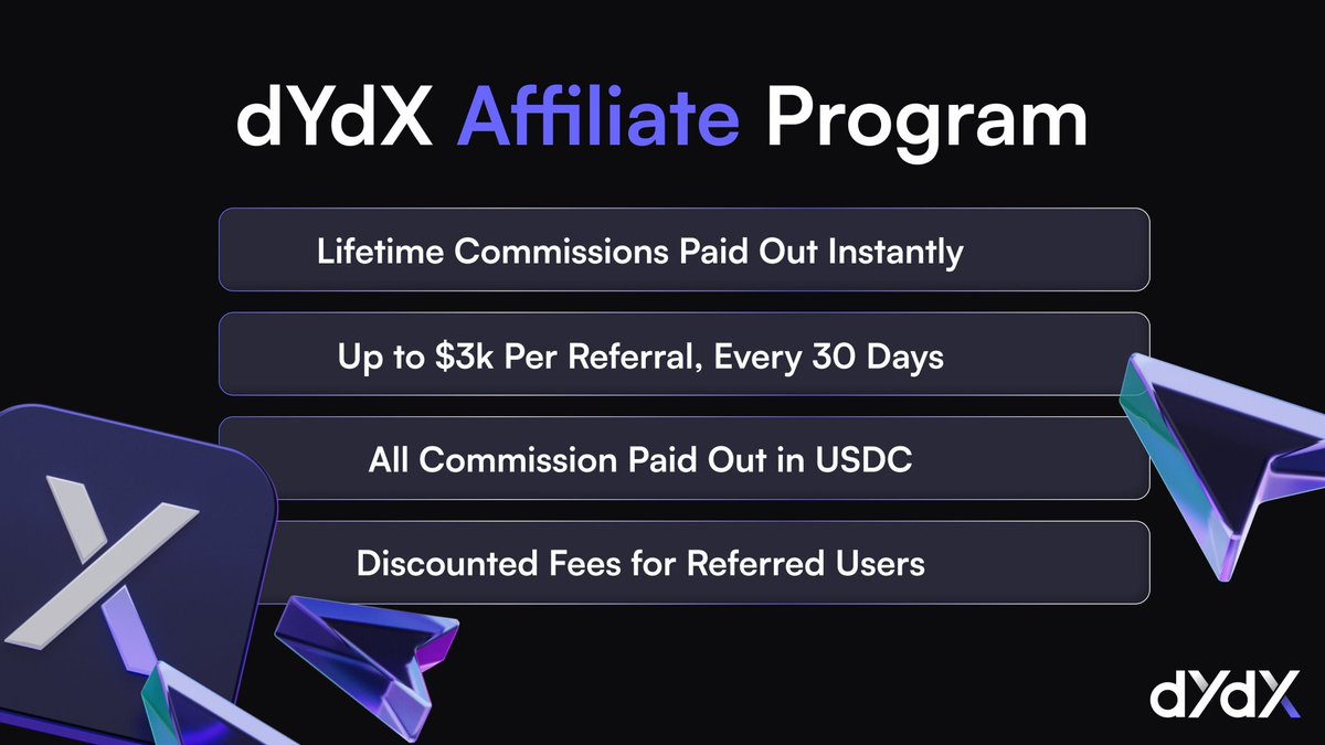 1.05M $DYDX bought back. ❤️

let me say it again in case it didn’t slap properly
1.05 MILLION tokens repurchased 😊

if you know anything about buybacks… yeah, that’s bullish, supply tightening,ecosystem showing strength, total whole vibe.

On top of that, <a href="/dYdX/">dYdX</a> said let’s