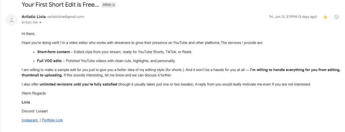 Hey guys,, apparently someone is stealing my likeness in order to get clients for video editing 😭?? This ISN’T ME if you ever get an email claiming to be me that’s not from either emails in my Carrd then DONT RESPOND PLS HFJSHS