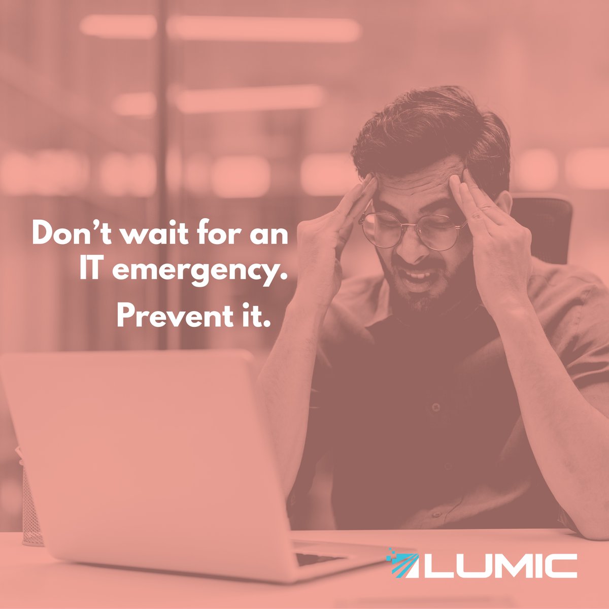 Don’t wait for an #IT emergency. Prevent it.
From system monitoring to regular updates &amp; #Security audits, we keep your #business #tech running smoothly.
📊 Proactive #support
📈 Less downtime, more productivity
🧑‍💼 A #partner you can trust
👉 lumic.co.uk