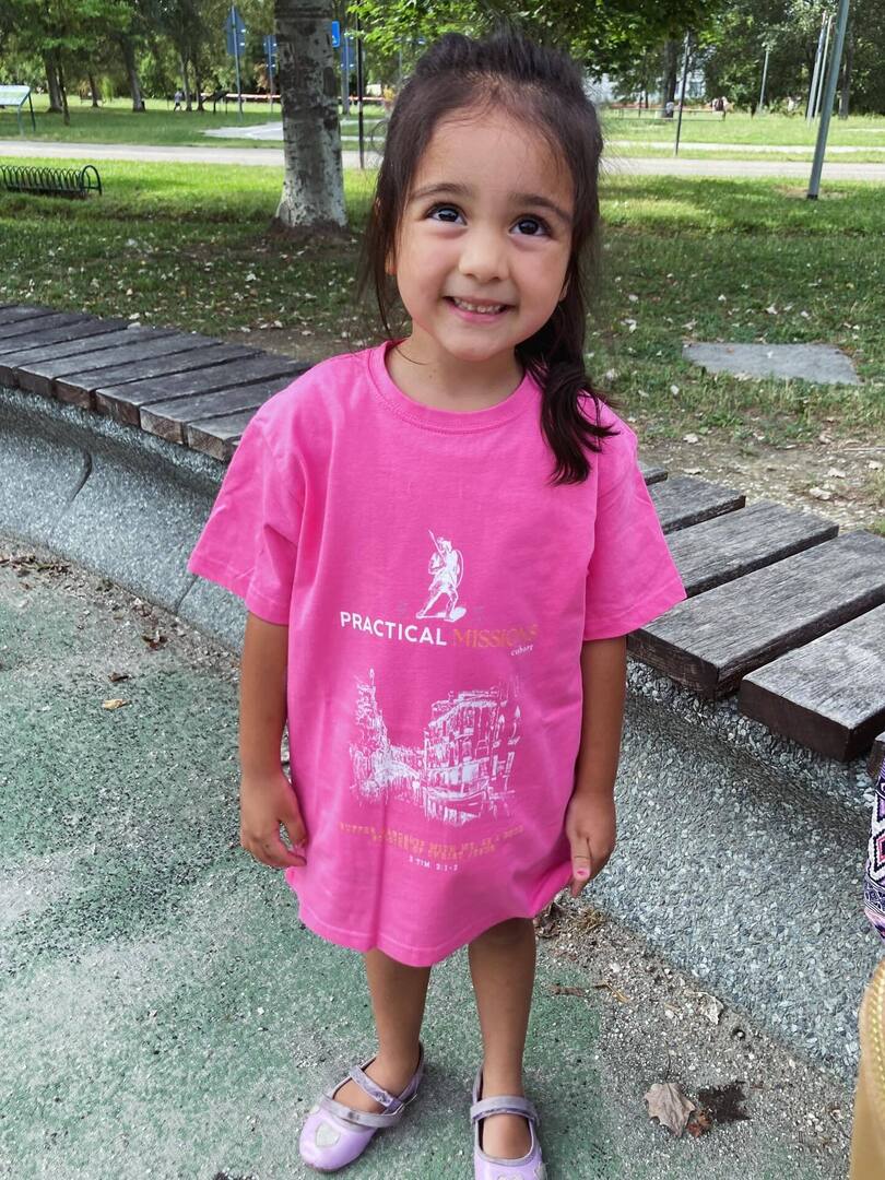 JesseSchreck's tweet photo. Got the new PMc shirts for the summer cohort! If you come on a short-term mission trip with us next summer, you get one of these on the day you arrive! Start thinking now about coming next year. Places are limited. #PracticalMissions #Italy https://t.co/XyWRzSWBWB