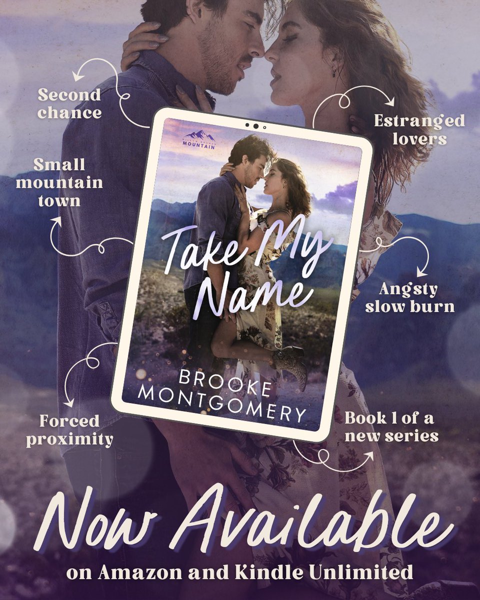 💜 𝗡𝗘𝗪 𝗕𝗢𝗢𝗞 𝗔𝗟𝗘𝗥𝗧! 💜

𝑻𝒂𝒌𝒆 𝑴𝒚 𝑵𝒂𝒎𝒆 by @brookewritesromance is now available to read in Kindle Unlimited ❤️‍🔥 If you love small town romances with lots of banter &amp; big family dynamics, grab this now on Amazon!