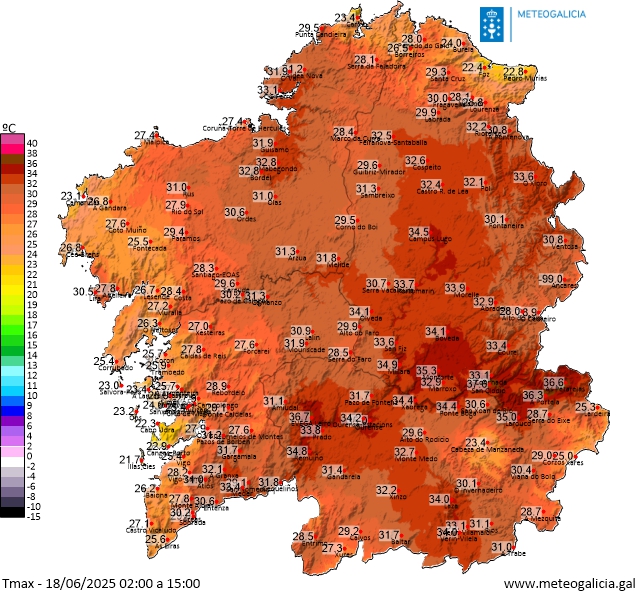 Estar ou non estar dentro da brétema en #Galicia 

📈33,1ºC na ría de #Ferrol
📉22,3ºC en Cabo Udra #Bueu na ría de #Pontevedra