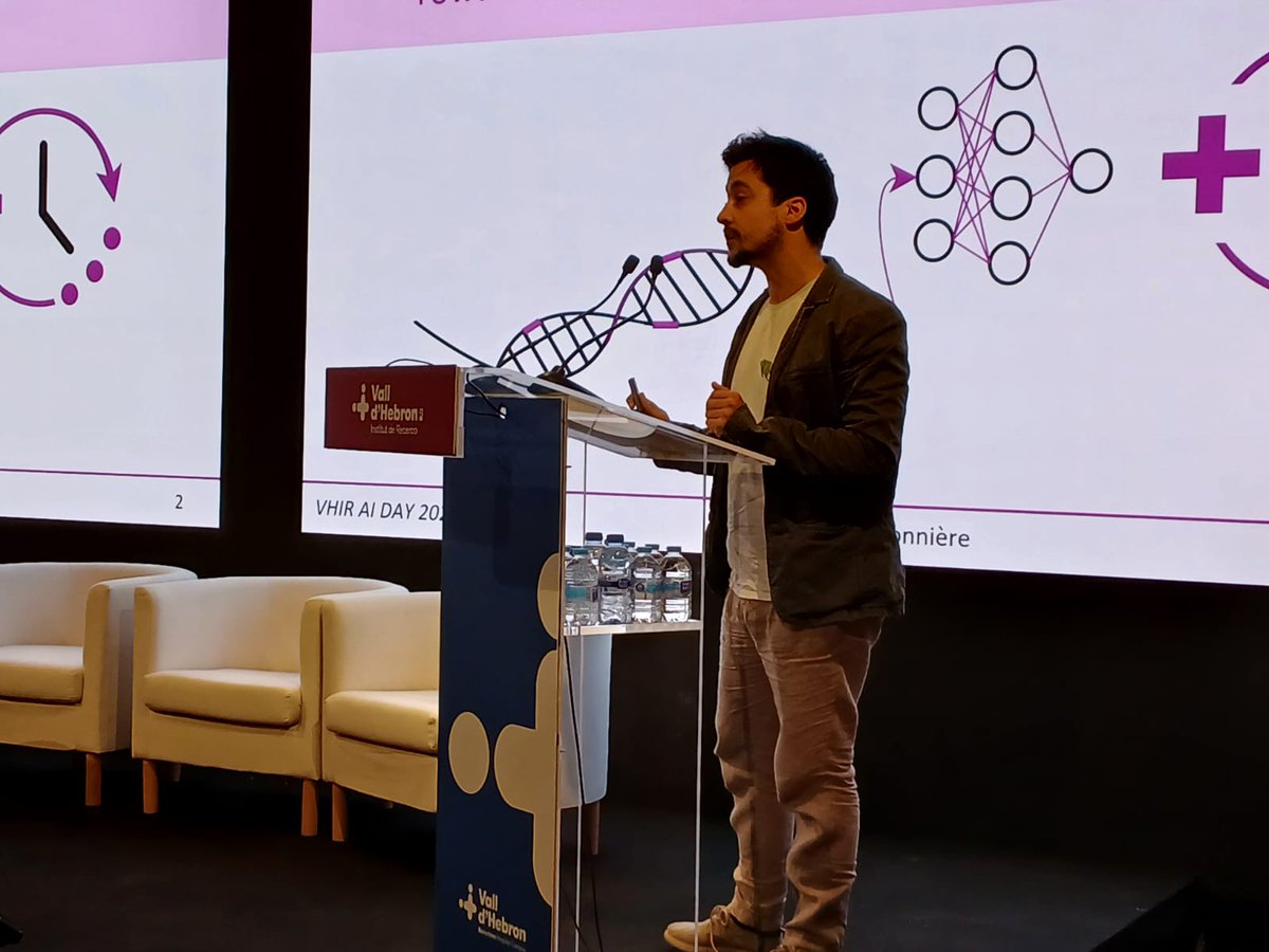 VHIR_'s tweet photo. What's the present of AI? 💡

From cardiovascular research to cancer and systems biomedicine, real success stories show how AI is already transforming biomedical sciences and patient care.

#ArtificialIntelligenceVH https://t.co/Hjtg6JPNsm