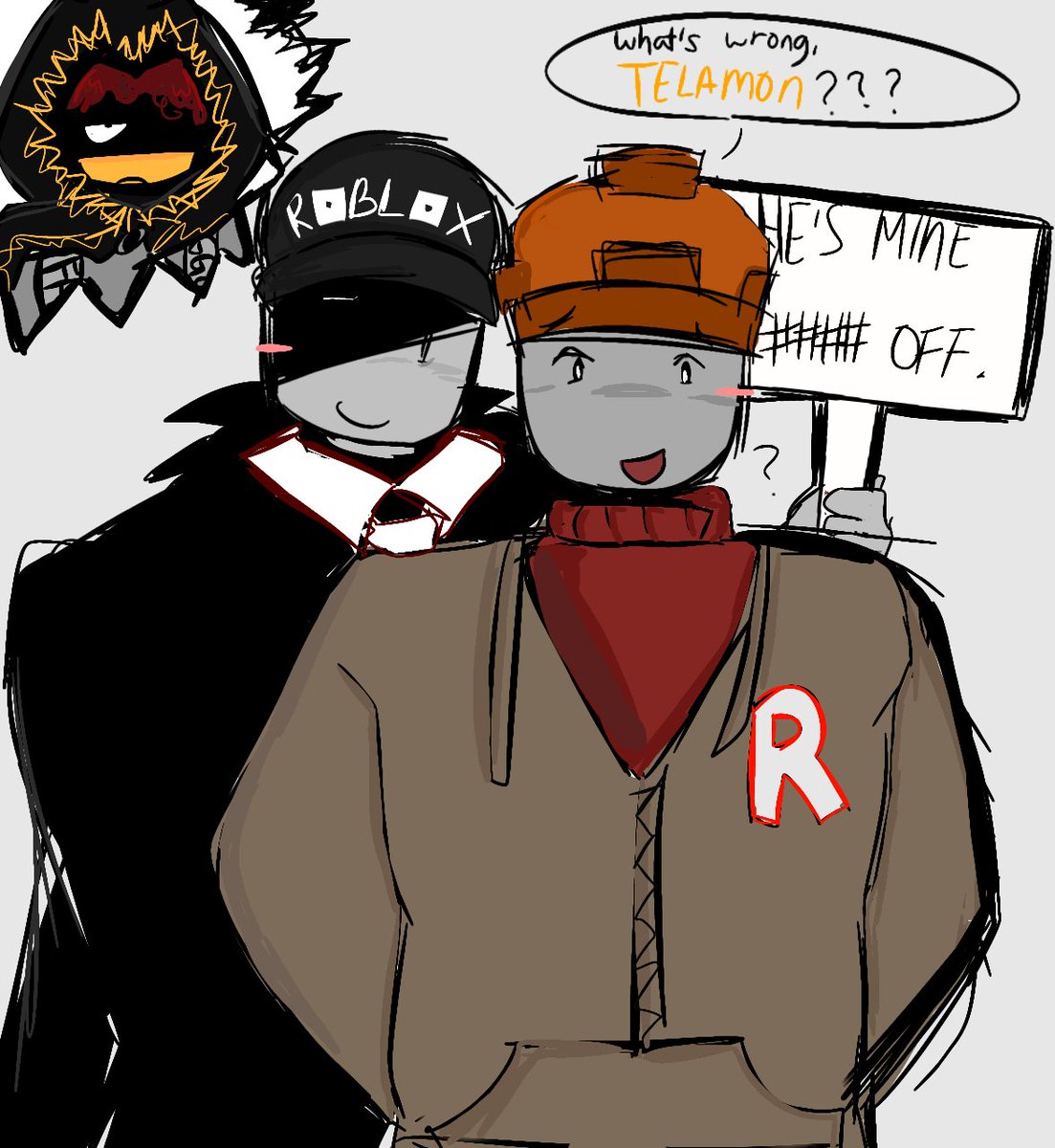 miriuxee's tweet photo. roblox stop nooo dont make telamon jealous  :  (

.
.
#builderblox also counts as #buildermon (?) https://t.co/YOD7Od3VWk