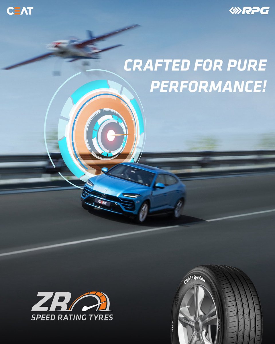 When performance matters, precision leads. CEAT SportDrive ZR-Rated Tyres deliver ultra-high speed, grip, and control.
• High-denier polyester for strength
• Reinforced structure for extreme torque
• Speed-rated beyond 300 KMPH
Built for the fast lane.

#CEATSpeedRatingTyres