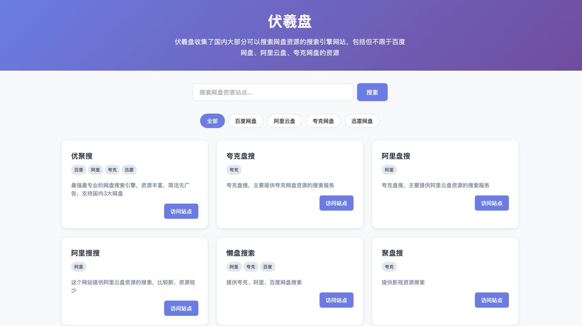 knowledgefxg's tweet image. 下载各种资源不用愁了，推荐一个网盘资源搜索引擎导航网站：伏羲盘
画面清爽无广告，收录了诸如百度网盘、阿里云盘、夸克网盘、迅雷等多个国内主流云盘的搜索引擎入口，方便你快速查找各种分享的影视、软件、文档等网盘资源。链接扔评论区了⬇️