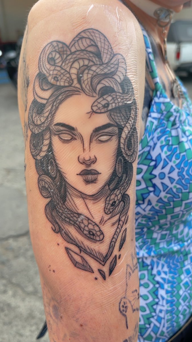 Newest ink, Medusa, making men hard since 700 B.C.🦋