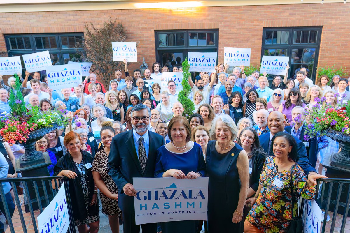 caseybarthel's tweet photo. From day one to primary day, I’ve been honored to stand with @SenatorHashmi and today, she’s officially the Democratic nominee for Lieutenant Governor of Virginia.

We built this campaign from the ground up. We knocked doors, made calls, raised the money, and never lost sight of what we were fighting for.

So proud of everything we’ve accomplished and we’re not done yet. Onward to November! 💙