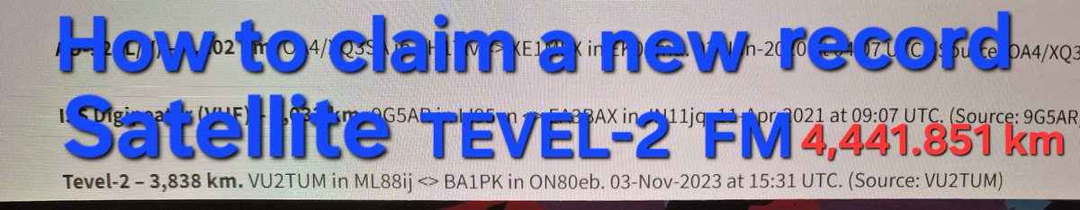 OK03fp's tweet photo. Hello to All my friends. 
Long time sent my email to n8hm@arrl.net #n8hm
#Satellite, #FM
#TEVEL-2 
#AMSAT
@AMSAT
AMATEUR RADIO IN SPACE
@PRStoetzer
#CLAIMaNewRecord
I have video clips on YouTube at E21EJC channel. 
Enjoy and Fun Qso on Satellites. 
Stay Safe 73 GL. https://t.co/cDdm79yzR7