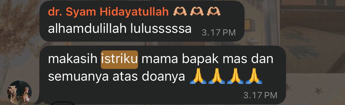 amulqi's tweet photo. Selalu seneng di setiap makasih dan minta doanya yang diucapin pertama kali “istriku” 🥹🥹🥹🥹 https://t.co/qrBzBeMirm