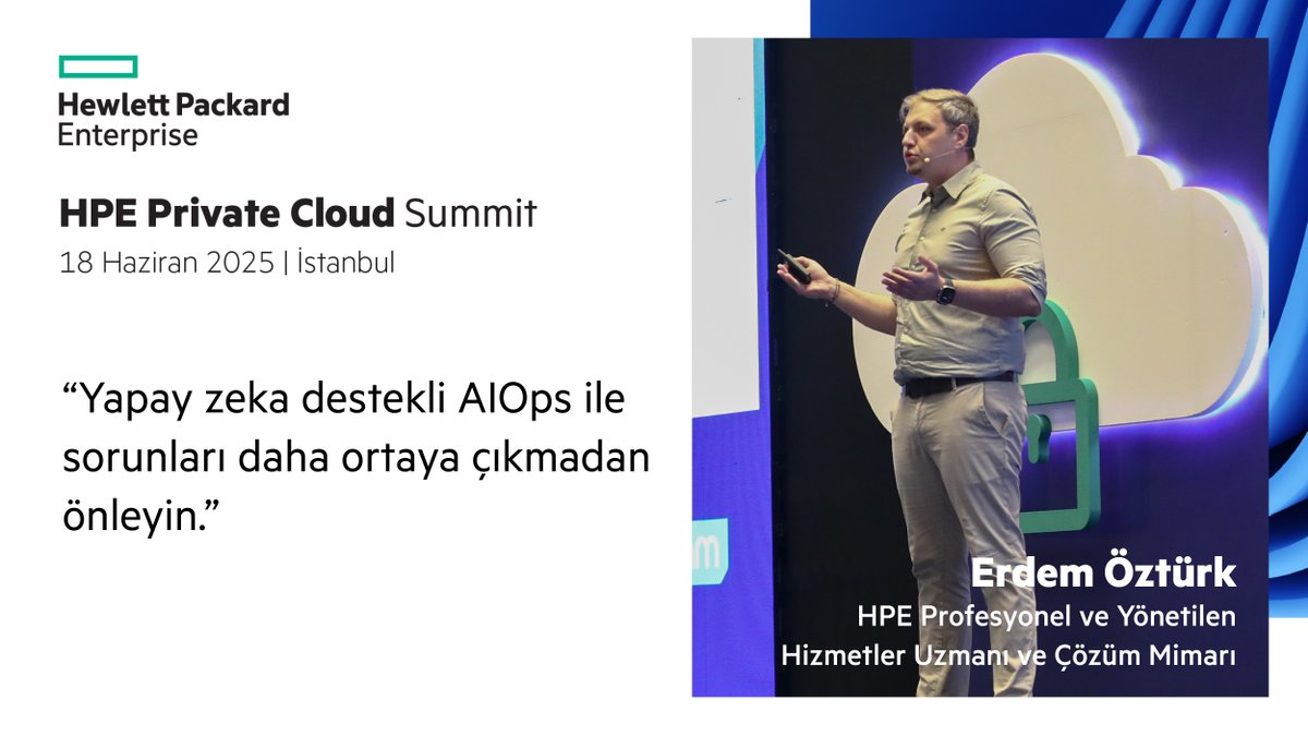 Altyapınızı yönetirken tüm enerjinizi tüketmeyin.

Erdem Öztürk, HPE Managed Services ile operasyonel yüklerin ne kadar hafifletilebileceğinden bahsetti.

Daha fazlası için: hpe.to/60124rWsa