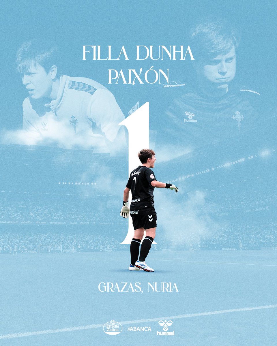 Moitas grazas, Nuria! ✊🏼

Nuria Gómez retírase despois dunha difícil tempada marcada polas lesións. Grazas por deixarnos gozar do fútbol ao teu lado e moita sorte en todo o que veña.

As Celtas sempre será a túa casa 🏠🩵