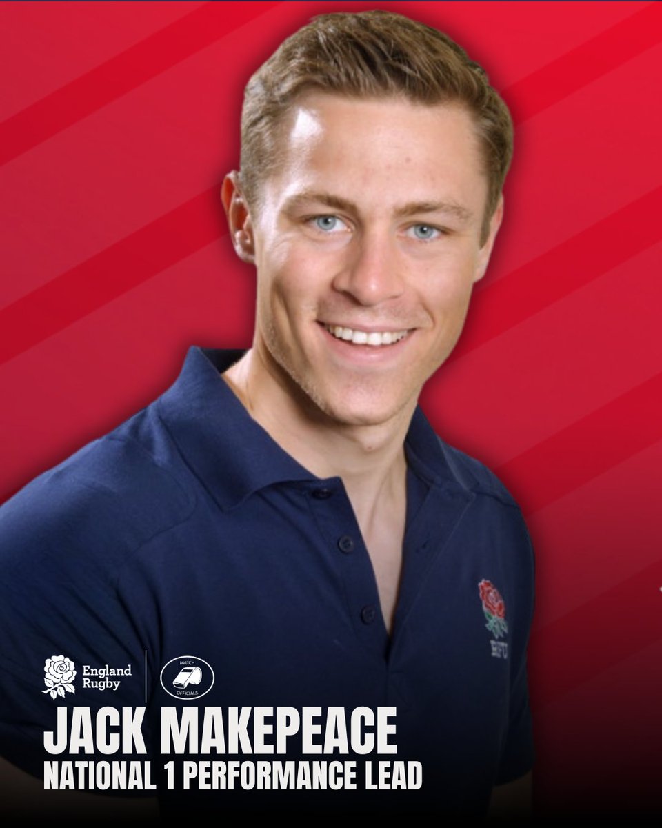 England Rugby Match Officials (@rfu_refs) on Twitter photo We're excited to announce Jack Makepeace will join us as Nat 1 Performance Lead💥🌹
Been a while since his days in <a href="/Natleague_rugby/">National League Rugby</a>, but since then...
💪250+ Pro games under the belt
🔝40+ Prem games as Referee
🌍 EPCR Referee
🔟+ Years at the top
Welcome to the NLMOT, Jack👋 We're excited to announce Jack Makepeace will join us as Nat 1 Performance Lead💥🌹
Been a while since his days in <a href="/Natleague_rugby/">National League Rugby</a>, but since then...
💪250+ Pro games under the belt
🔝40+ Prem games as Referee
🌍 EPCR Referee
🔟+ Years at the top
Welcome to the NLMOT, Jack👋