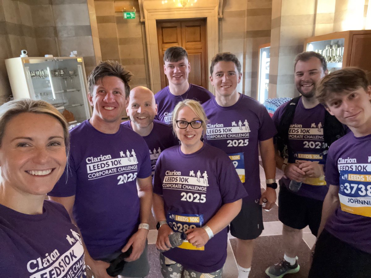 On Sunday Team GV took on the Leeds 10k Jane Tomlinson Run For All. It was a great course round Leeds with a sneaky hill thrown in at the 9k mark, but we all completed it in good times with the team finishing 7th in the Clarion Solicitors Corporate Challenge! 🏃 🎉