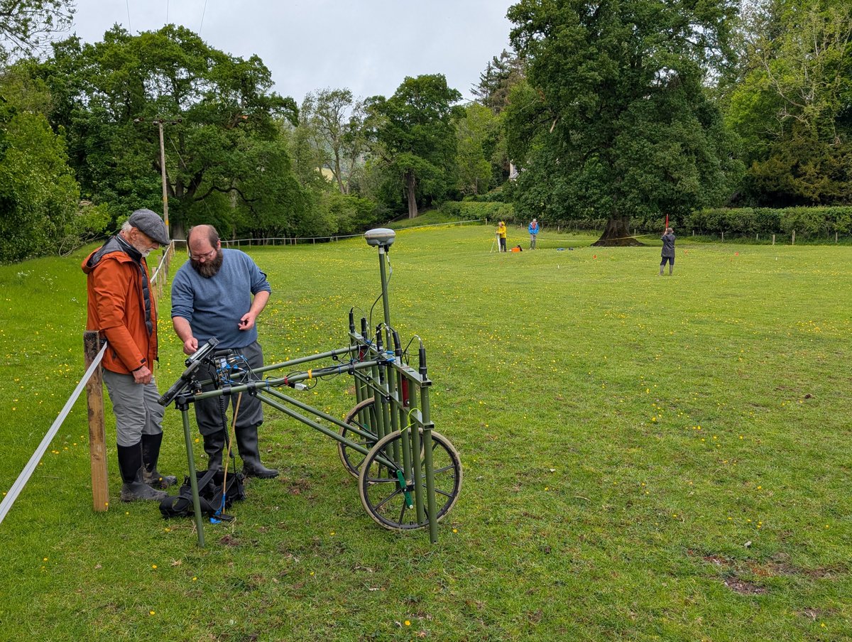 AOC Archaeology Group (@aocarchaeology) on Twitter photo 🗺️The Uncovering the Tweed <a href="/DestTweedUK/">Destination Tweed UK</a> were undertaking survey at Yair last week. The project is investigating a new site, first identified on LiDAR data as part of the Mapping the Tweed project!
Volunteers were trained on site to use geophysical survey and measured plane table 🗺️The Uncovering the Tweed <a href="/DestTweedUK/">Destination Tweed UK</a> were undertaking survey at Yair last week. The project is investigating a new site, first identified on LiDAR data as part of the Mapping the Tweed project!
Volunteers were trained on site to use geophysical survey and measured plane table