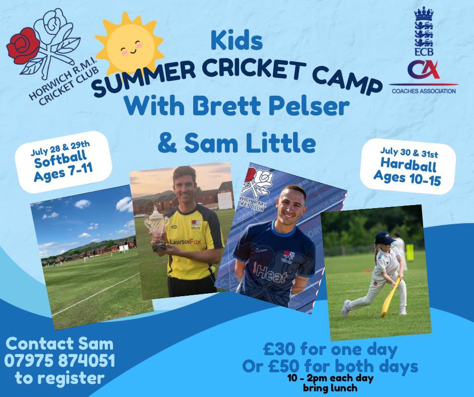 Sam Little (@samlittle02) on Twitter photo Another Summer Camp with Horwich in the calendar. Joined by Brett Pelser, four days at the end of July! Likes and Shares would be much appreciated. Another Summer Camp with Horwich in the calendar. Joined by Brett Pelser, four days at the end of July! Likes and Shares would be much appreciated.